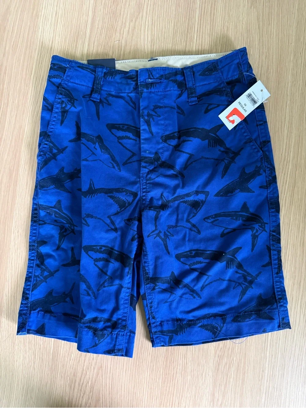 GAP Blue Shark-Print Kids Shorts